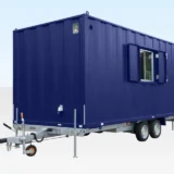 16ft x 7ft6in Steel Mobile Anti-Vandal Office